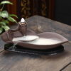 Lotus Petal Ceramic Backflow Stick Incense Burner