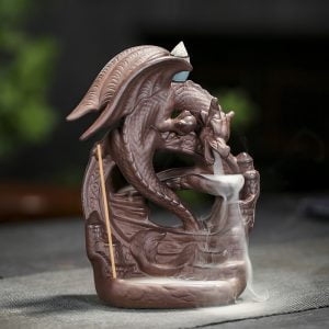 flying dragon backflow incense burner