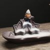 Five-pointed Stars Boat Ceramic Waterfall Stick Incense Burner - Image 2