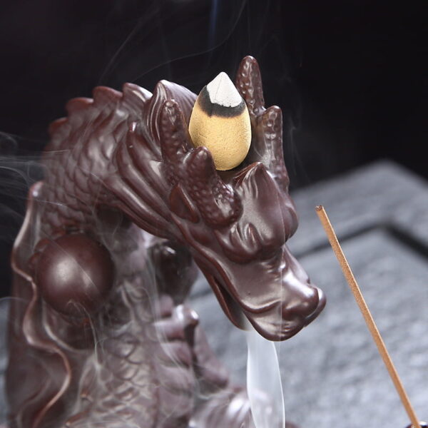 Dragon Lotus Flow Back Incense Burner