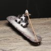Five-pointed Stars Boat Ceramic Waterfall Stick Incense Burner - Image 4
