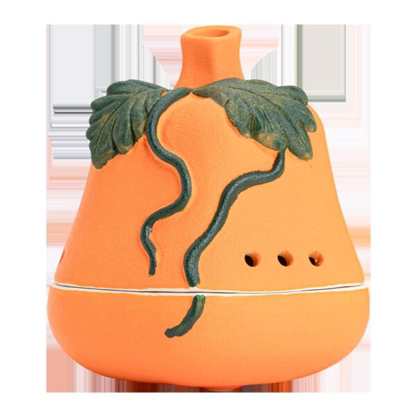 Irregular Shap Pumpkin Ceramic Incense Holder