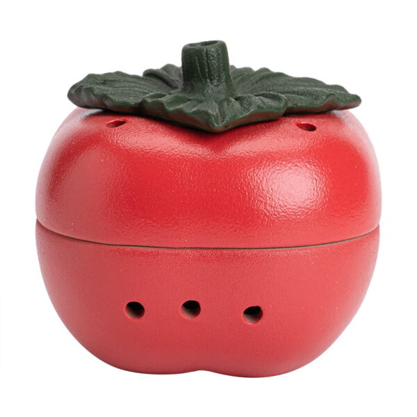 O1CN01WFQStj1YJS4XPwiDw_!!2207891113038-0-cib Vivid Persimmon Ceramic Incense Burner