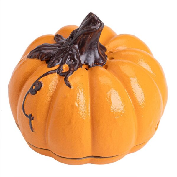 Round Ceramic Pumpkin Incense Burner
