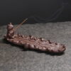 Frog Lotus Leaf Ceramic Incense Holder Frog Lotus Leaf Ceramic Incense Holder