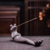 Relaxing Frog Ceramic Stick Incense Holder Relaxing Frog Ceramic Stick Incense Holder