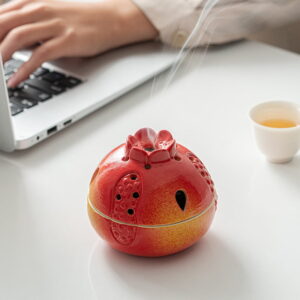 Ceramic Pomegranate Incense Burner