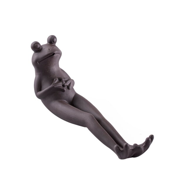 O1CN01btJs8u1DscPYRWILX_!!2211027200272-0-cib Relaxing Frog Ceramic Stick Incense Holder