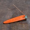 Ceramic Carrot Incense Holder - Image 2
