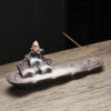 Five-pointed Stars Boat Ceramic Waterfall Stick Incense Burner Five-pointed Stars Boat Ceramic Waterfall Stick Incense Burner