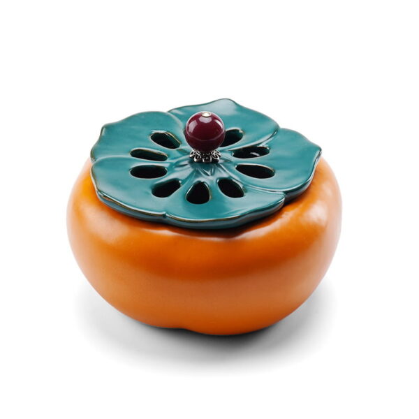Persimmon Ceramic Incense Burner