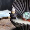 Seashell Ceramic Backflow Incense Burner With LED Light Ball - Image 4