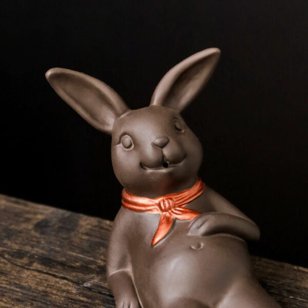 Lying Down Rabbit Incense Stick Holder