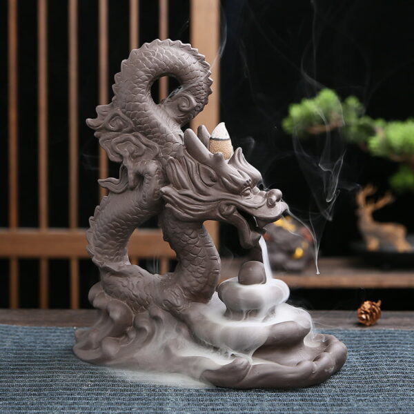 O1CN01ATEGWs1vMPiOF2A5n_!!3683836158-0-cib Dragon Spray Ceramic Cone Incense Burner