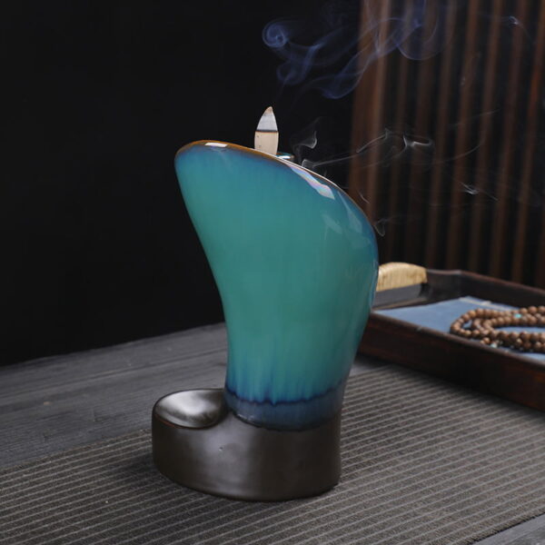 O1CN01AeWxAr2IvRGQVLfYV_!!3068919348-0-cib Ceramic Blue Cup Waterfall Incense Burner