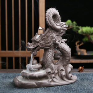 Dragon Spray Ceramic Cone Incense Burner Dragon Spray Ceramic Cone Incense Burner