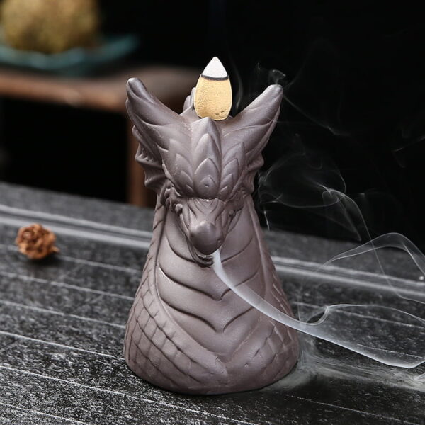 Dragon Symbol Backflow Incense Holder