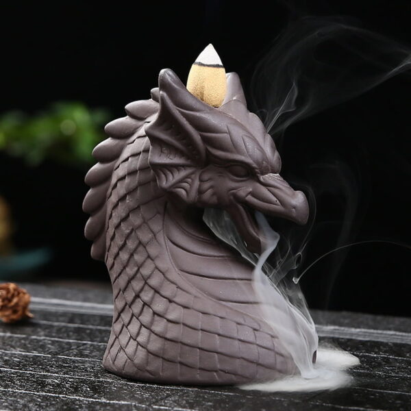 Dragon Symbol Backflow Incense Holder
