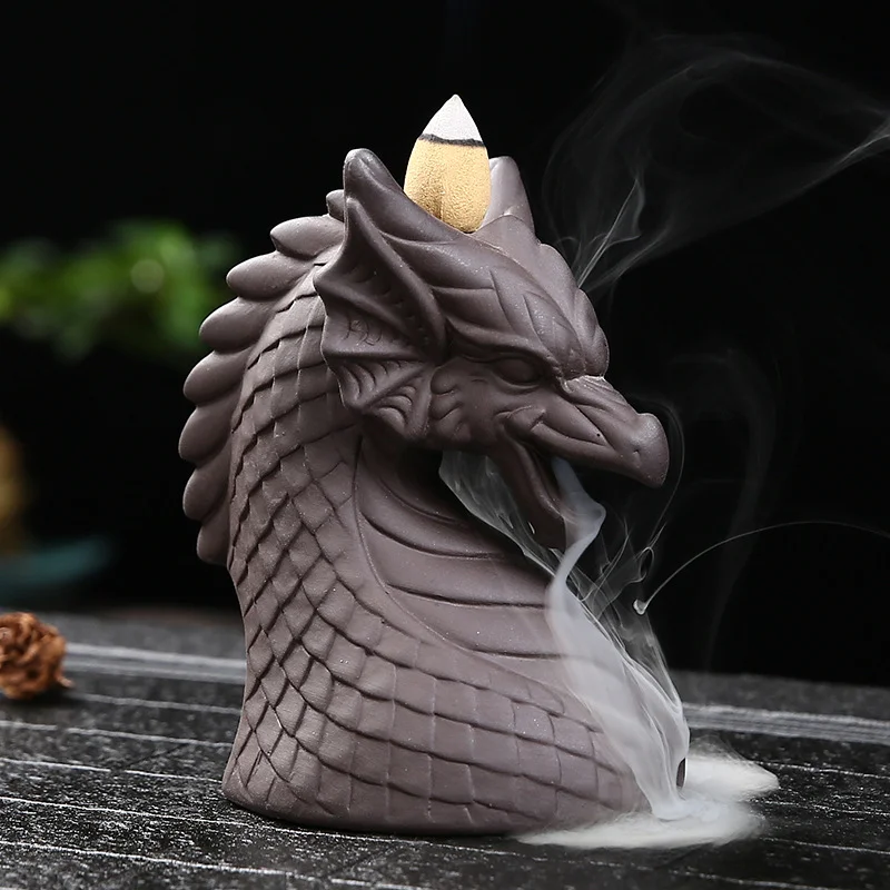 Dragon Symbol Backflow Incense Holder - Image 2