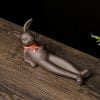 Lying Down Rabbit Incense Stick Holder - Image 2