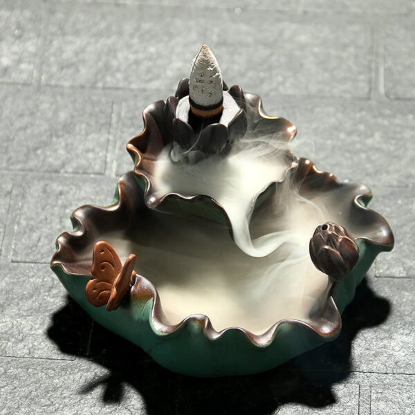 2933697489_331100934 Lotus Backflow Incense Burner, Ceramic Waterfall Incense Burner