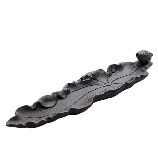 Lotus Leaf Incense Burner, Ceramic Incense Stick