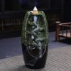 Barrel Shape Ceramic Waterfall Incense Burner
