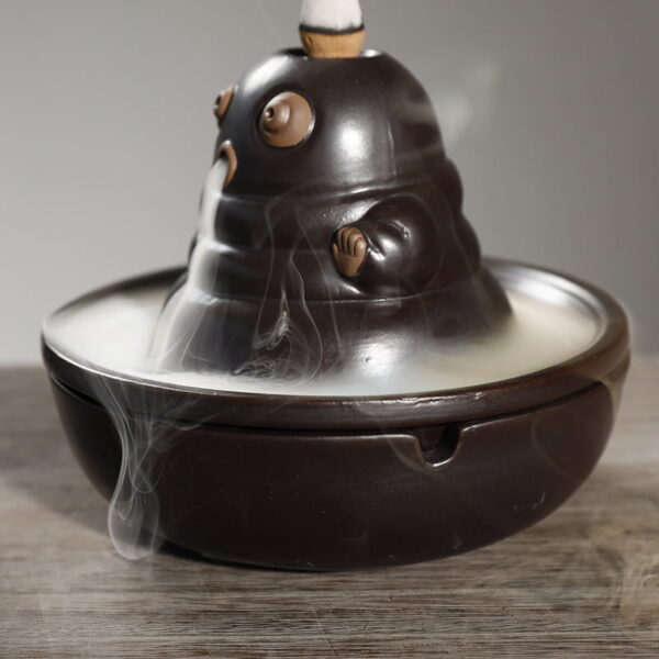 Halloween Ghost Ceramic Back Burner Incense Holder