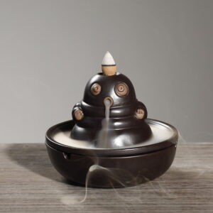 Halloween Ghost Ceramic Back Burner Incense Holder