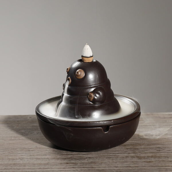 Halloween Ghost Ceramic Back Burner Incense Holder