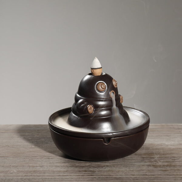 Halloween Ghost Ceramic Back Burner Incense Holder