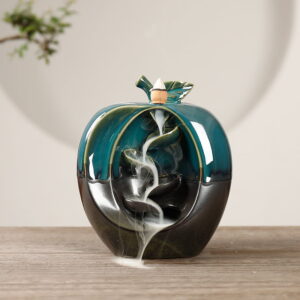 Ceramic Apple Backflow Incense Burner