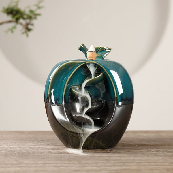 Ceramic Apple Backflow Incense Burner Ceramic Apple Backflow Incense Burner