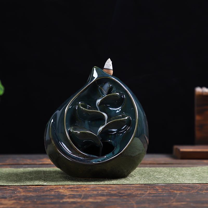 Peach Ceramic Backflow Incense Burner