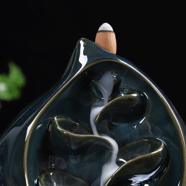 Peach Ceramic Backflow Incense Burner