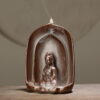 Buddha Lotus Petal Ceramic Backflow Incense Burner Buddha Lotus Petal Ceramic Backflow Incense Burner