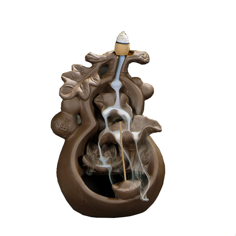Good fortune Ceramic Backflow Incense Burner
