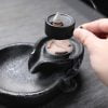 Retro Stone Mill Backflow Incense Burner