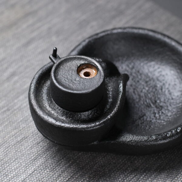 Retro Stone Mill Backflow Incense Burner