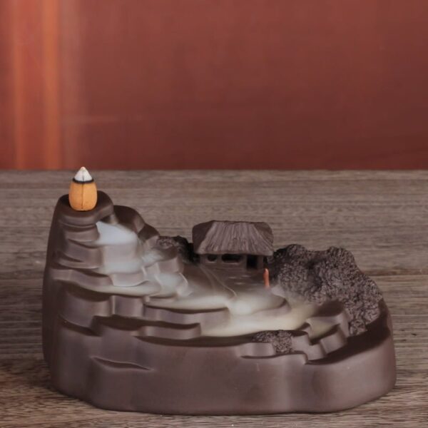 Terrace House Ceramic Backflow Incense Burner