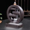 Ceramic Square Round Backflow Incense Burner - Image 2