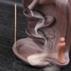 Purple Clay Ceramic Zen Tao Backflow Incense Burner
