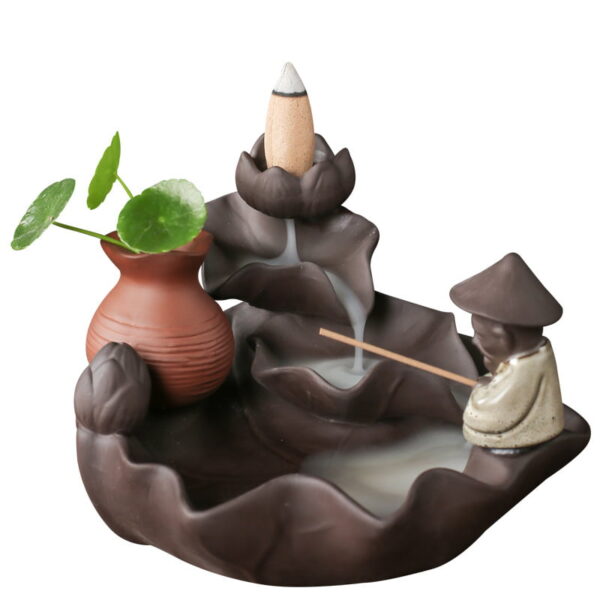 Old Man Fishing Backflow Incense Burner ​