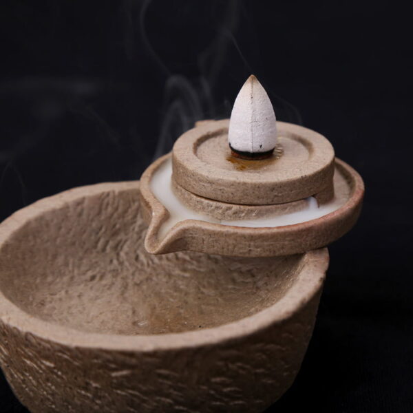 Stone Mill Backflow Incense Burner
