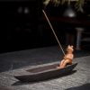 Frog Fishing Boat Incense String Incense Burner - Image 2