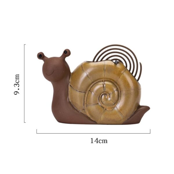 Ceramic Snail Incense Burner