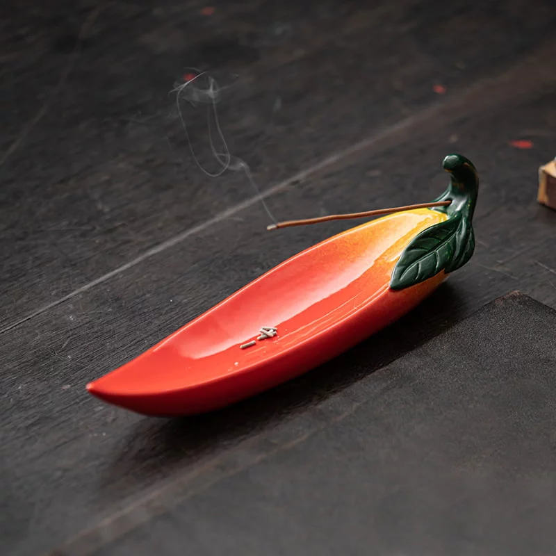 Pepper Ceramic Fragrant Cord Incense Burner