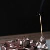 Lotus Flower Lotus Leaf Ceramic Incense Holder Backflow Incense Burner - Image 5