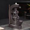 Sickle Crescent Shaped Ceramic Backflow Incense Burner - Image 3