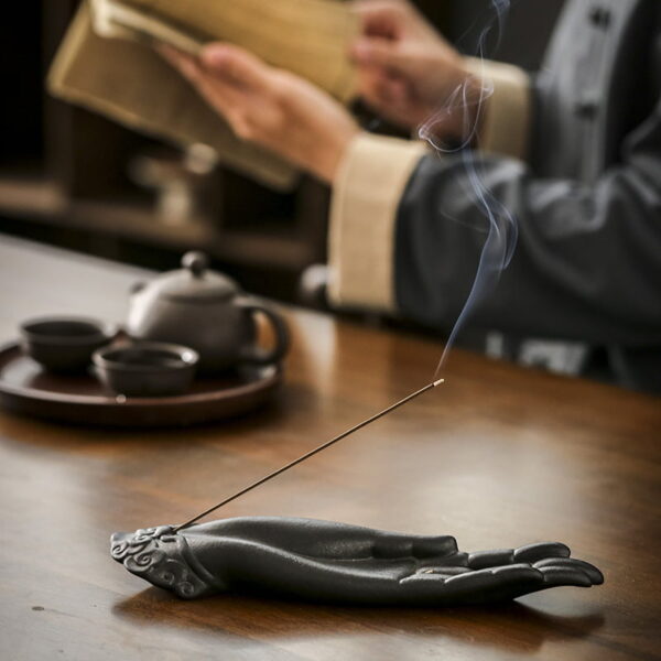 Buddha's Hand Ceramics Incense Burner Incense Stick